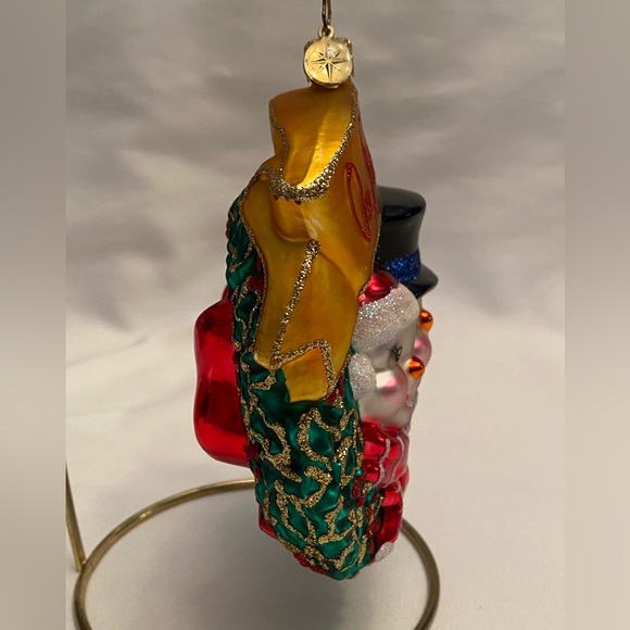 Radko 2002 FROSTY FIRST Our First Christmas Snowman Couple Ornament 5.5”H - Picture 9 of 11